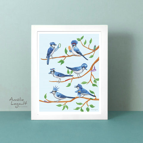 affiche de l'album jeunesse Pascal le cardinal par l'autrice et illustratrice Amélie Legault