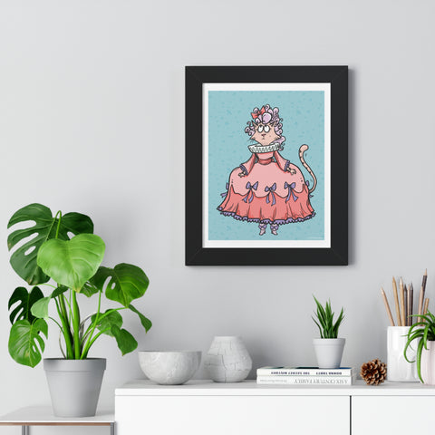 Marie la chatte stylé - Affiche murale