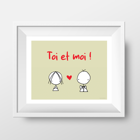 Toi et moi couples - Affiches