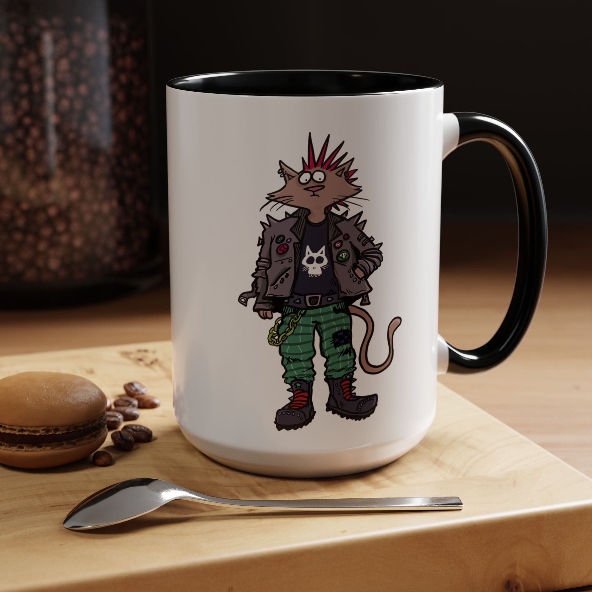 Tasse chat stylé - Punky