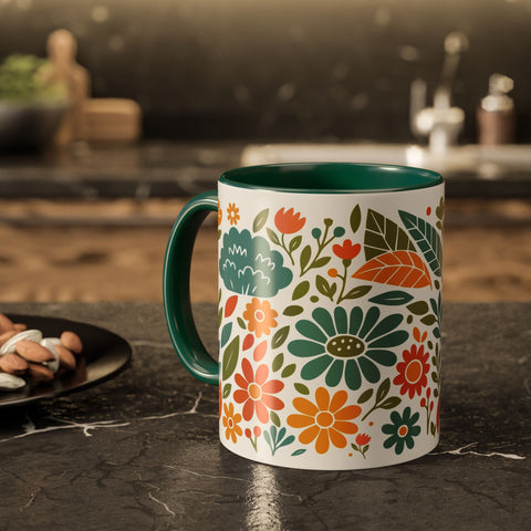 Tasse motif floral n°5