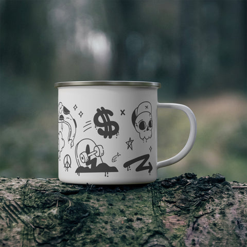 Tasse en émail Graffiti - HOPE