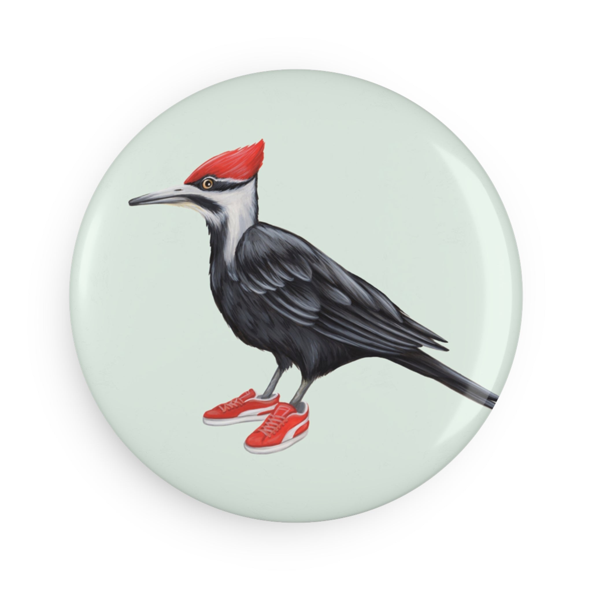 Large fashionable birds magnets