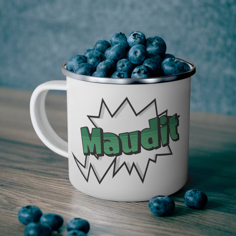 Tasse en émail - Maudit
