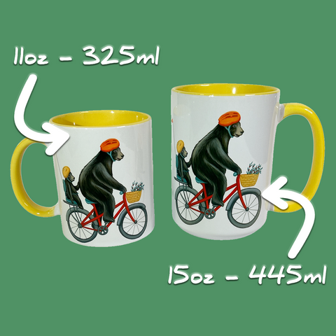 Tasse Ours à vélo
