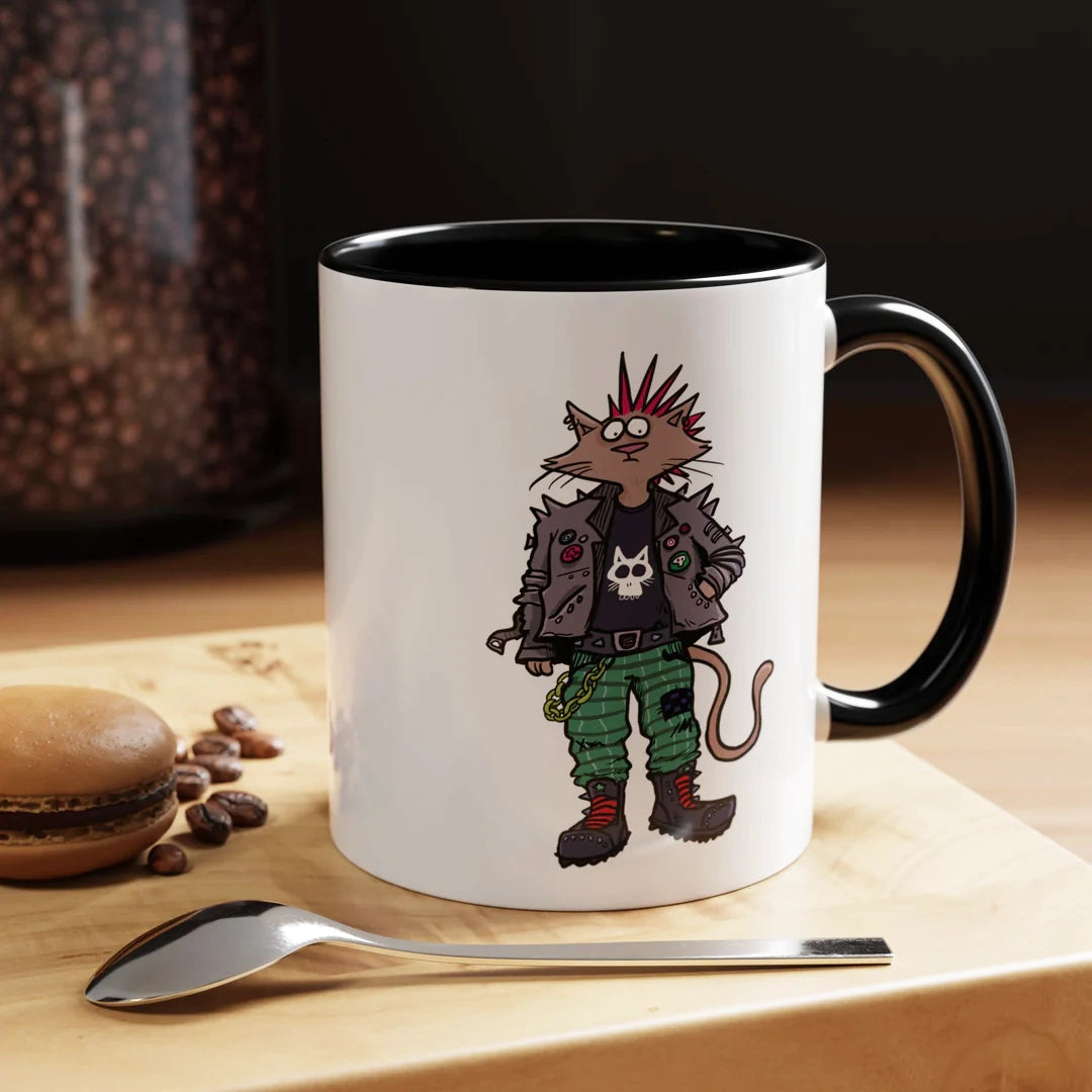 Tasse chat stylé - Punky