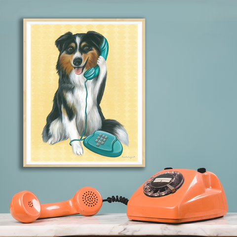 Dog on the phone collection 