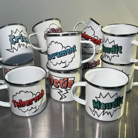 Tasses de sacres québécois