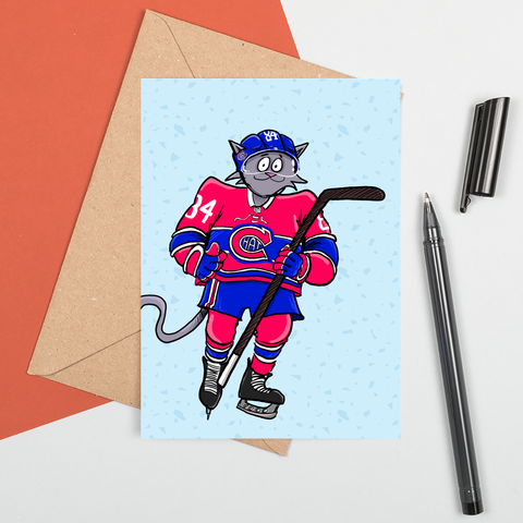 Chatnadien the stylish cat - Card