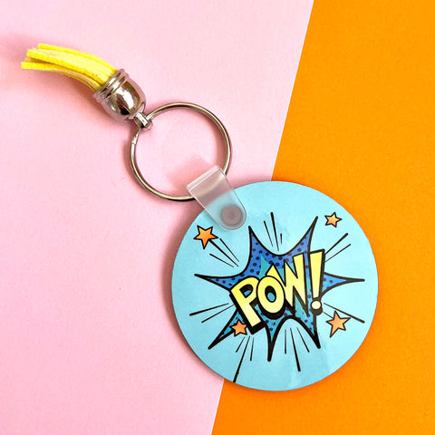 Comic Sounds Key Chains