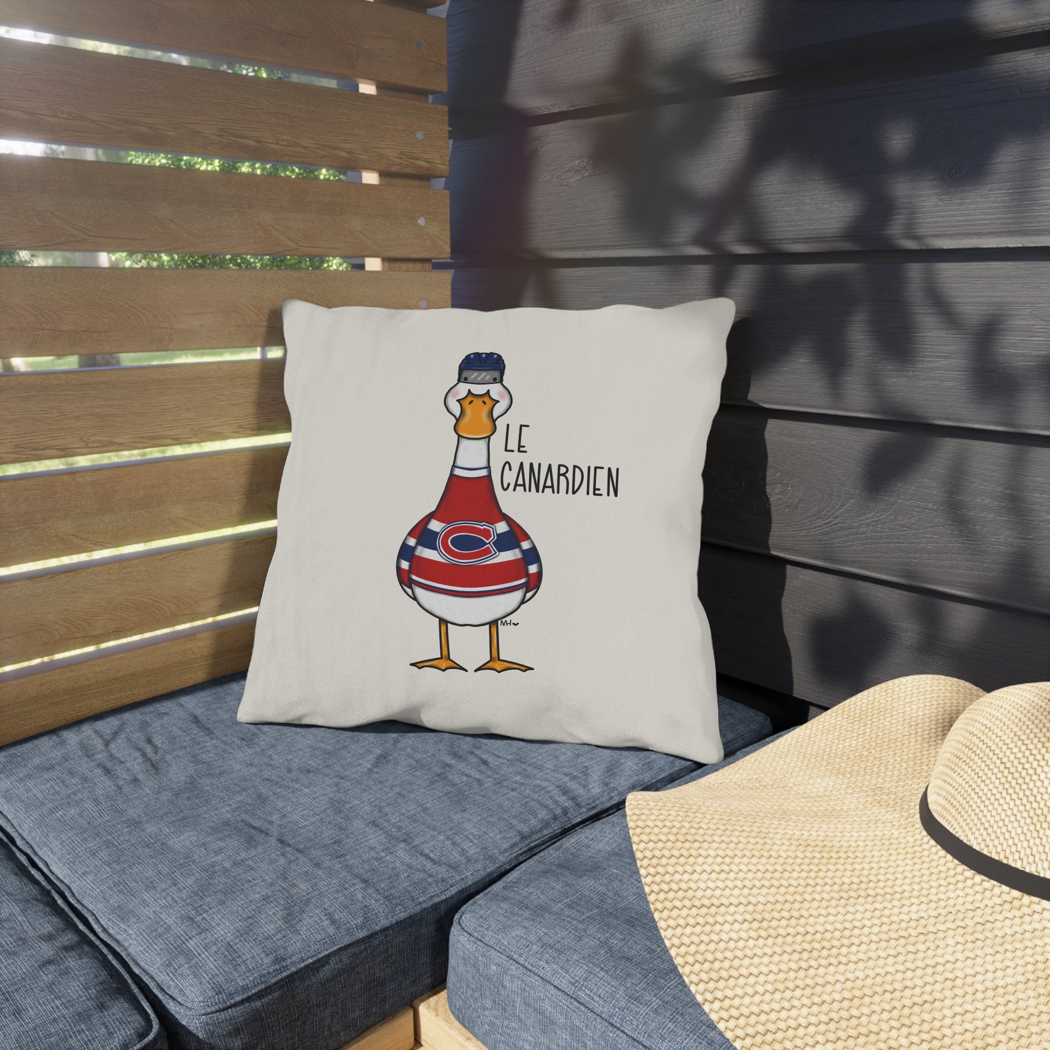 PIllow cover - Le Canardien
