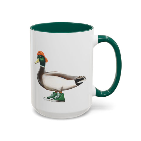 Duck wearing shoes Mug