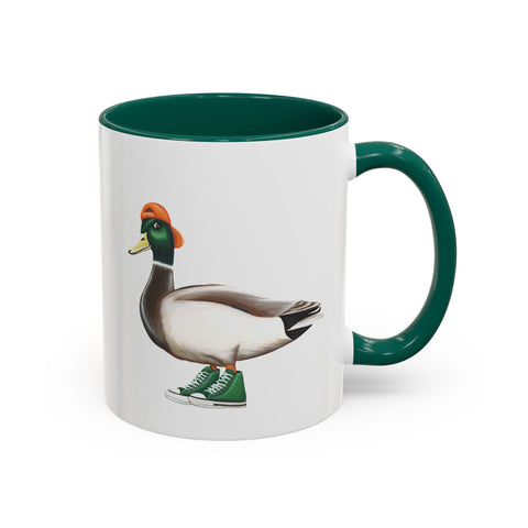 Duck wearing shoes Mug