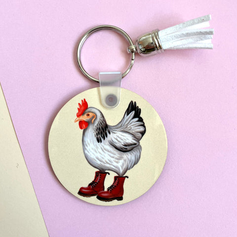 Fashionable Hens Key Chain