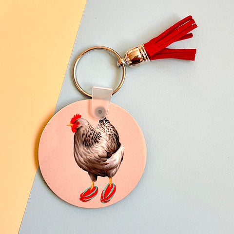 Fashionable Hens Key Chain