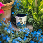 Mug Frida blue poppies by Cara Carmina