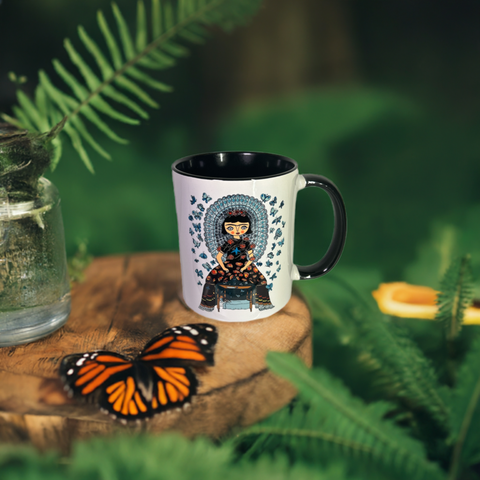 Mug Frida butterfly by Cara Carmina