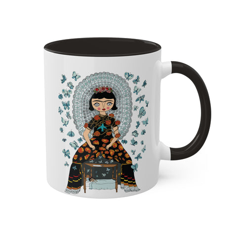 Tasse Frida et les papillons