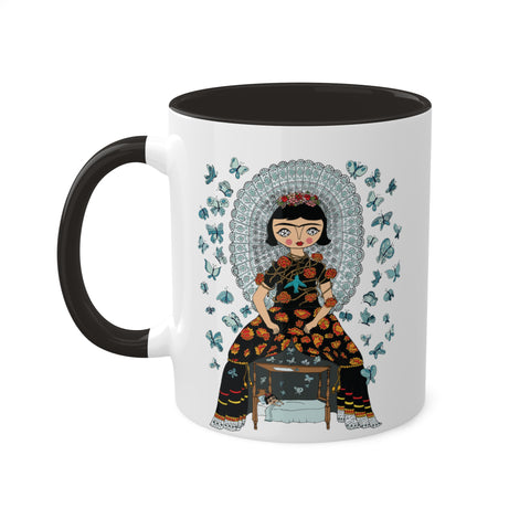 Mug Frida butterfly by Cara Carmina