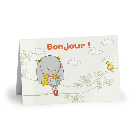 carte bonjour Cara Carmina 