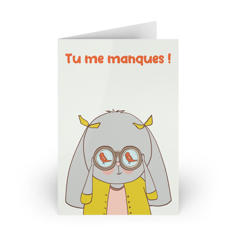 Cartes tu me manques Cara carmina