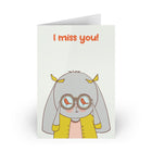 Card I miss you Cara Carmina