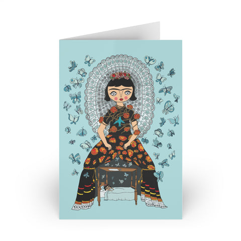 Card Frida Butterfly Cara carmina