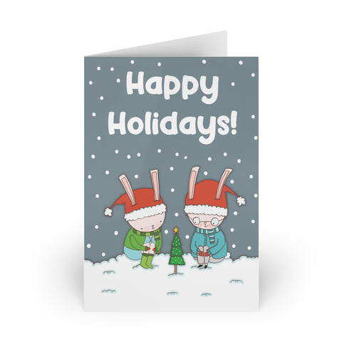 Holiday Card rabbit Cara Carmina