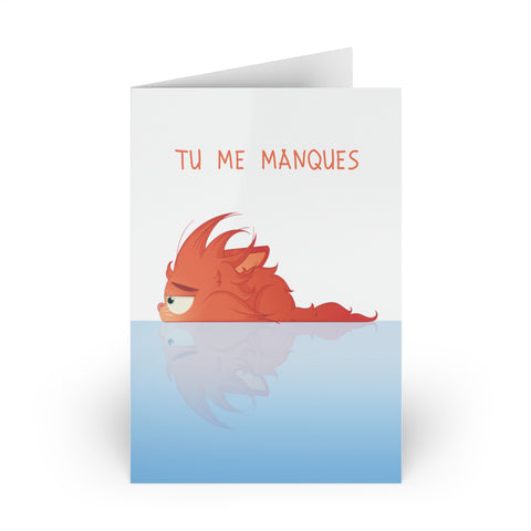 Carte tu me manques Jean-Philippe Morasse