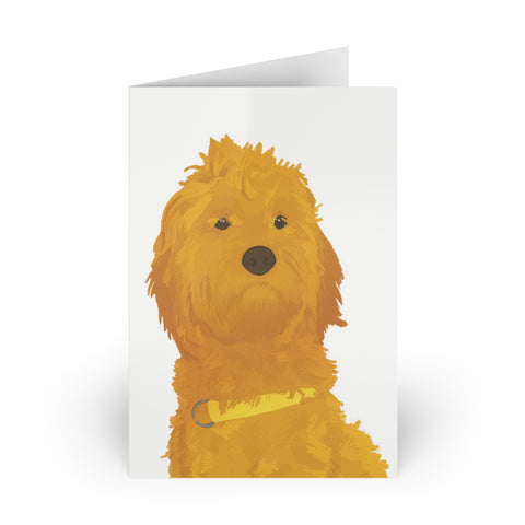 Jules the dog - Greeting Card