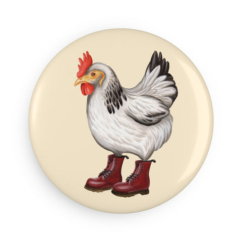 Large fashionable hens magnets