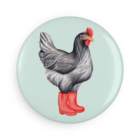 Large fashionable hens magnets