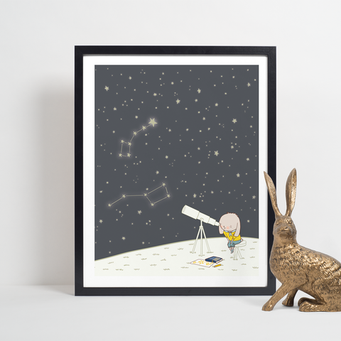 Clever Rabbits - Looking at the stars - Poster