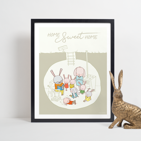 Clever Rabbits - Home sweet Home - Poster