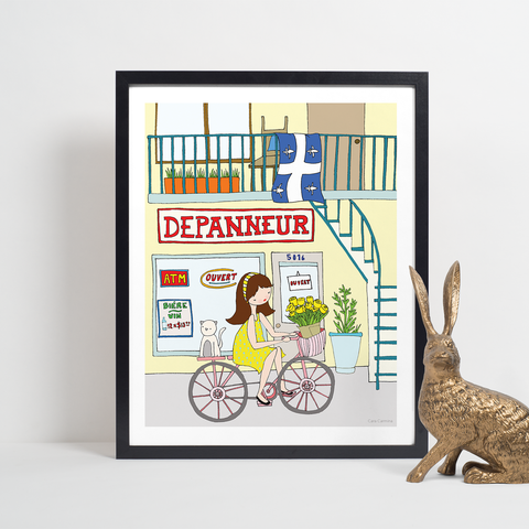 Les Petites - Dépanneur - Affiche murale