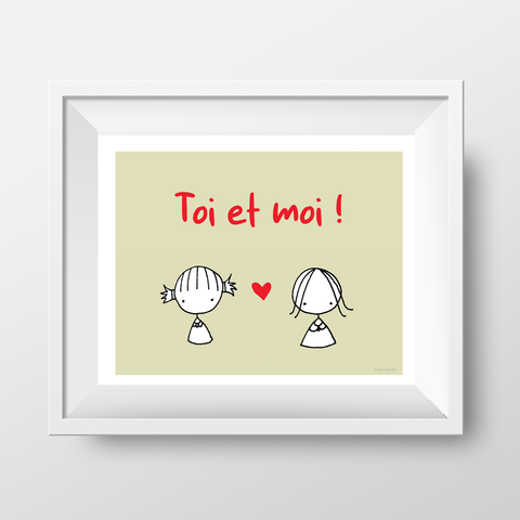 Toi et moi couples - Posters