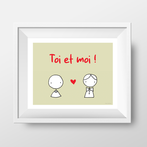 Toi et moi couples - Posters