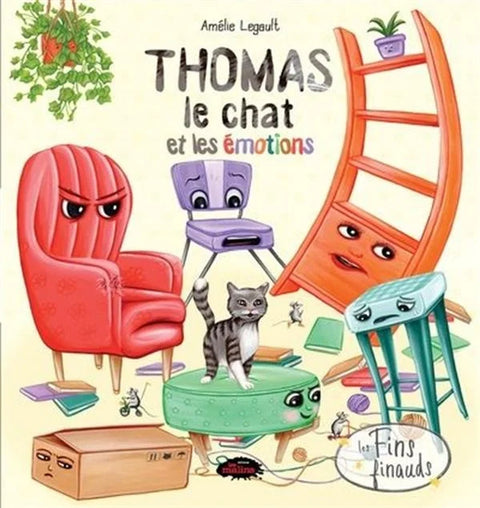 Couverture du livre Thomas le chat d'Amélie Legault