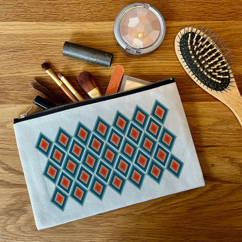 Pencil/Makeup Bag - Retro design #3