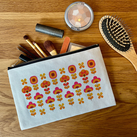Pencil/Makeup Bag - Retro design #6