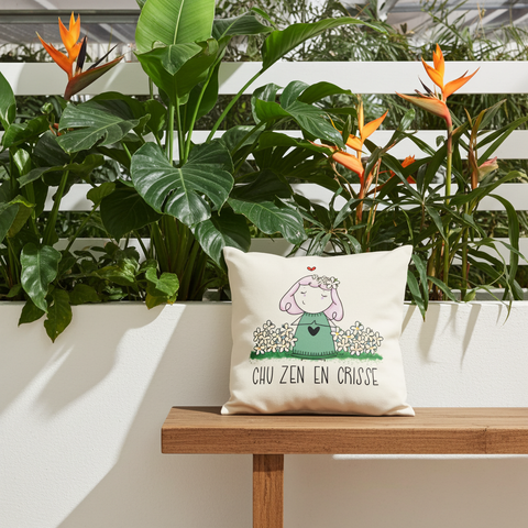 Housse de Coussin - Chu zen en criss