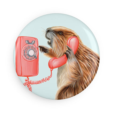 Large animals on the phone magnet