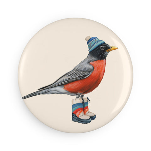 Large fashionable birds magnets