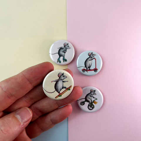 Speedy Mice magnets (set of 4)