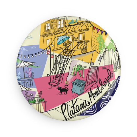 Plateau Mont-Royal large magnets (set of 2)