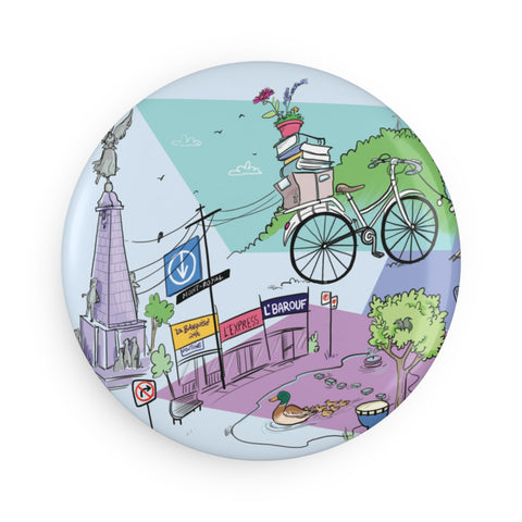 Plateau Mont-Royal large magnets (set of 2)