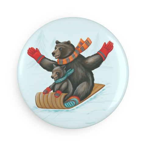 Large sporty bears magnets