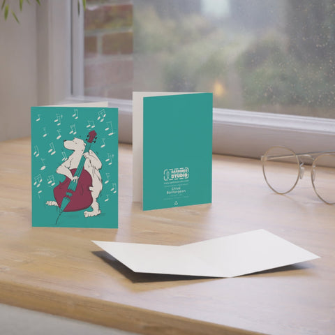 Ours Groovy - Carte de souhaits