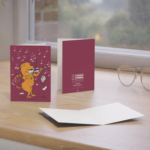 Lion Groovy - Carte de souhaits