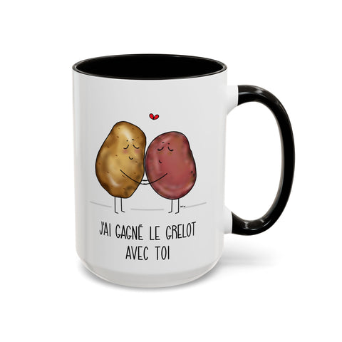 Tasse j'ai gagné le grelot avec toi